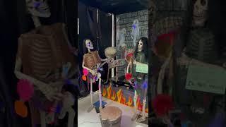SKELETONS ROCK THE HOUSE!  Halloween #shorts