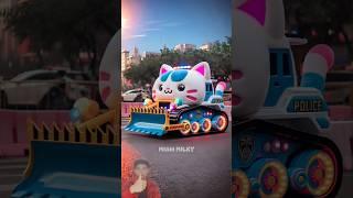  Evolution of Cat : Police Bulldozer  Miaw Milky ️ #cat #cute #love  #shorts