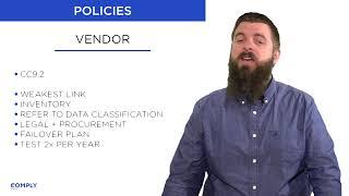 Vendor - Lesson 5 - SOC 2 Policies