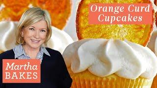 How to Make Martha Stewart's Orange Curd Cupcakes | Martha Bakes Recipes | Martha Stewart