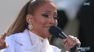 Jennifer Lopez Performs "This Land is Your Land" | "America The Beautiful" | Joe Biden Inauguration