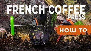 How To Use a JetBoil French Coffee Press