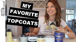 My Favorite Top Coats for Chalk Paint | Seal Painted Furniture