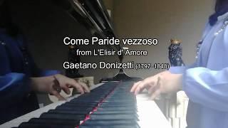 Come Paride vezzoso, piano accompaniment