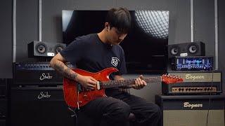 윤성원 (THE LWNR) - Neon Medusa (Cover) I Suhr Custom Standard Carve Top HSH QMT 'Fireburst' Demo