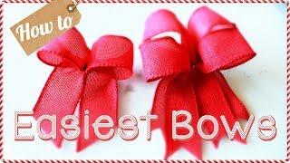 Easiest Way to Make a Perfect Bow | #CraftyMagicDecember