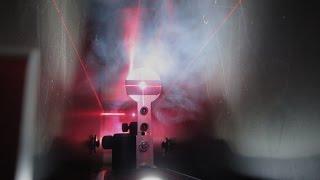 High powered laser! Close up firing