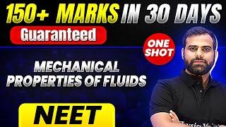 150+ Marks Guaranteed: MECHANICAL PROPERTIES OF FLUIDS | Quick Revision 1 Shot | Physics for NEET