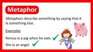 What is a METAPHOR?  Learn with Examples