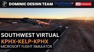 MSFS Live: Dominic Design Team NEW El Paso Airport (KELP) | Southwest Airlines FREEDOM ONE