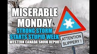 !!Majorly Mad Monday Mess May Mystify Motorists!! BRITISH COLUMBIA STORM!!