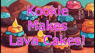 Watch Kookie Master the Art of Chocolate Lava Cake Cooking!