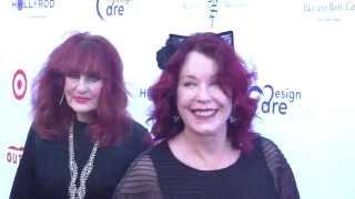 Pamela Des Barres and Mercy Peters at the DesignCare Gala @PamelaDesBarres