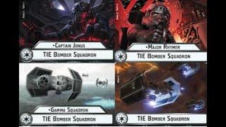 How-to use Squadron "Tie Bomber" (and Jonus/Rhymer) - Star Wars Armada Explained (SWAE)