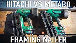 Hitachi VS Metabo 프레이밍 네일건 비교 || 닥터 덱스