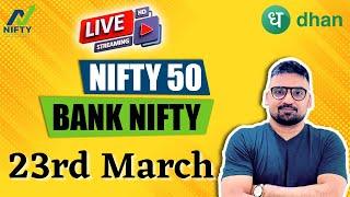 23 March 2023 - Live Intraday Analysis | Bank Nifty Live Analysis | @Nifty Technicals by AK