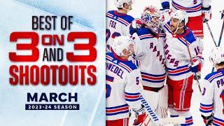 1 Hour of the BEST NHL Overtime and Shootout Moments from March | 2023-24 Season