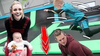 Trampoline PRANK Goes Too Far! | Ellie And Jared