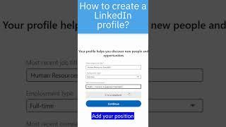 How to create a LinkedIn Profile   | Step-by-Step Tutorial #howtocreatealinkedInprofile