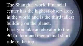 A journey to the top of the Shanghai world financial center by paul shoul