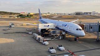 Washington DC (IAD) ~ Tokyo Narita (NRT)  - ANA - Boeing 787-9 - Full Flight