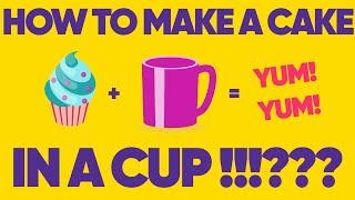 Captain Starlight Makes A YUUUMMMMY Mug Cake - In Two Minutes!!