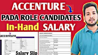 ACCENTURE IN-HAND SALARY AS A FRESHER  | PADA CANDIDATES PACKAGE 2025, HIKES | CTC DARK REALITY