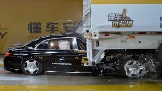 Fatal Crash Test: Maybach vs Tesla vs Toyota vs BMW