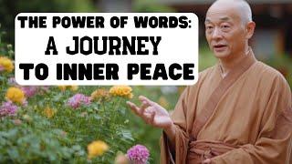 The Power of Words: A Journey to Inner Peace | Buddhist Wisdom for Self-Development