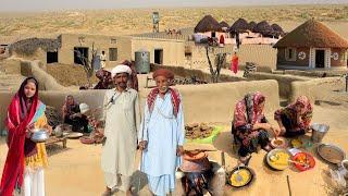 Village Women Cooking in Desert Mud House | Traditonal Village Food | Village Life Pakistan