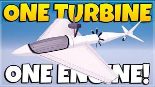 ONE TURBINE To ONE ELECTRIC ENGINE Actually Works!