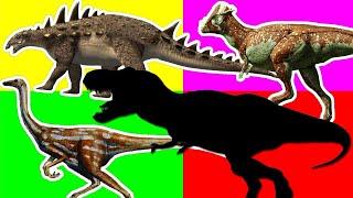 Dinosaurs Match Up Game! Learn Dinosaurs Gallimimus, Scelidosaurus, Tyrannosaurus T rex for Kids toy