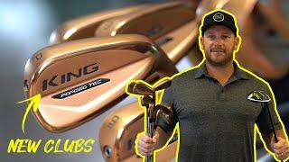 GOLF GODS New 2021 King Forged Tec Irons Unboxing, First Look and On Course Review