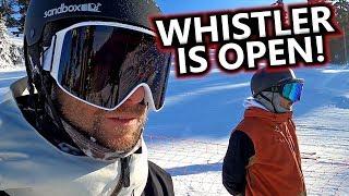 Whistler Mountain is Open for Snowboarding!