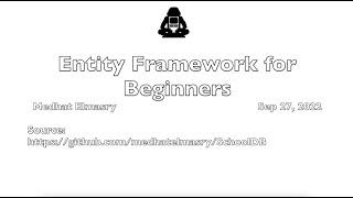 Entity Framework for Beginners