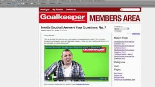 Goalkeeper Magazine Members Area Tour Video (visit GoalkeeperMagazine.com)