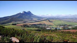 KLAPMUTS TO FRANSCHHOEK DRIVING - WESTERN CAPE.