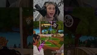 Her Teammate Lagged Out Mid-Game.. Then This Happened! #fortnite #fortniteclips #gaming #shorts