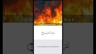 Surah At-Takathur in the voice of Mishari Al-afasi ( Reminds Hell fire ) #quranrecitation #quran