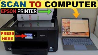 How To Scan With Epson Printer - Scan To Computer or Laptop.