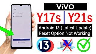 Vivo Y17s/Y21s FRP BYPASS ANDROID 13 (new method) (Without Computer)