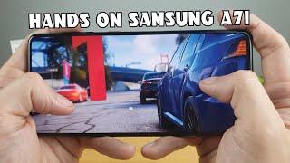 Samsung A71 Hands on | Test display, camera, test game PUBG, Free Fire