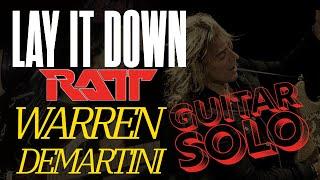 Warren DeMartini Guitar Solo / Video Demo - Lay It Down by Ratt