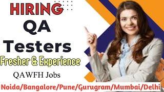 WFH Testing Jobs | Manual & Automation Testing | Fresher Jobs | Tech Bharat | June 2024