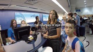 FAMILY DENIED BOARDING FOR OVERBOOKED FLIGHT!