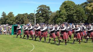 Peel Regional Police Pipe Band Canada in Grade 2 final 2024 European Championships Perth Scotland