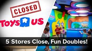 Toys 'R' Us Canada Closing 5 Stores but Adding New Play Spaces & HMV Expansion! | JUS NOW