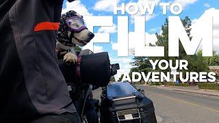 How to FILM your MOTORCYCLE ADVENTURES! ️ RUFF Cut S04