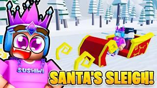 I Bought SANTAS SLEIGH & Got 5,012,451 SNOW in Roblox Snow Shoveling Simulator!