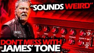 JAMES HETFIELD REACTION WHEN SOMEONE MESSES HIS GUITAR TONE #METALLICA